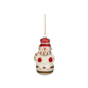  Waterford Marquis Snowman Caroling Ornament