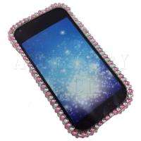 SAMSUNG GALAXY S2 SII T989 TMOBILE PINK DRAGONFLY DIAMOND BLING SNAP 