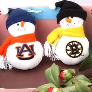  christmas present ~ lovable snowman plush baby toy scarf 
