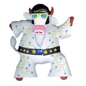  Elvis Presley Dancing Cow Christmas Ornament 4