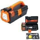 Maxam New 15pc Emergency Tool Kit Adjustable Wrench 2 Screwdrivers 
