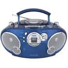   Portable CD AM/FM Stereo Radio Cassette Player/Recorder  Blue