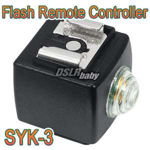 SYK 3 Wireless Hot Shoe Flash Remote Control Slave Trigger for Nikon 