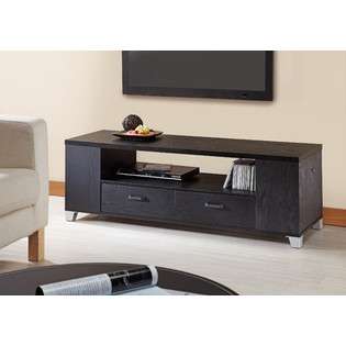 Enitial Lab Beaumont Modern Media Console Cabinet in Black Finish at 