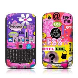  Text Me Design Protective Skin Decal Sticker for Blackberry Curve 