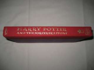 RARE Harry Potter and Sorcerers Stone No #1 on Spine 1st Ed Unread Nr 