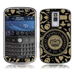   BlackBerry Bold  9000  Benny Gold  In Gold We Trust Skin Electronics