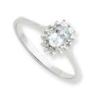   amethyst diamond ring sterling silver rhodium amethyst diamond ring