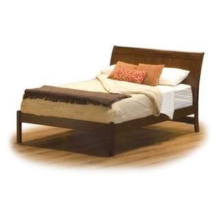 Atlantic Furniture Bordeaux Simple Platform Bed   FULL SIZE   Light 