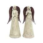   Serenity Inspirational Serene Angel Outdoor Garden Statues 15.5