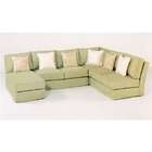 Designs 4 pc custom armless sectional sofa with slip covered 
