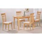Wildon Home Barlow 5 Piece Dining Set in Maple