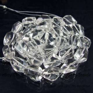 top grade 10x14mm faceted rock crystal Gemstone Beads  