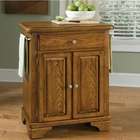 Home Styles 9003 0061 Oak Top on Oak Premier Create A Cart Cabinet