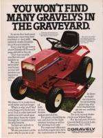 1979 VINTAGE AD Gravely 8183 T yard & garden tractor  