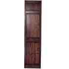   Bi Fold Doors 30 in. x 80 in. Solid Wood Red Mahogany 6 Panel Bi Fold