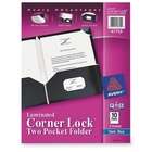Avery AVE47759   Avery Corner Lock Two Pocket Folder