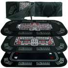   Quality Superior 3 in 1 Poker/Craps/Roulette Tri Fold Table Top   New