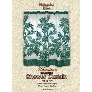  Hawaiian Fabric Shower Curtain (bird of paradise) Office 