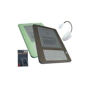  Skque  Kindle 2 Green + Smoke Silicone Skin Case 