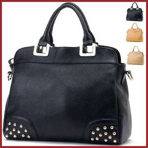 New Womens Handbags Tote Shoulder Bag Genuine Leather  