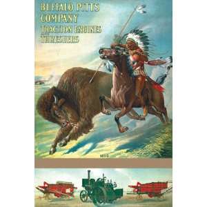  Buffalo Pitts Company   Buffalo Hunter 20x30 poster