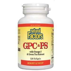   Factors GPC and PS with Omega 3 and Green Tea Extract    120 Softgels