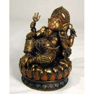   On Lotus   Collectible Hinduism Sculpture Statue
