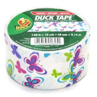 10yd 1.88 Butterfly Duck Brand Duct Tape    Multi