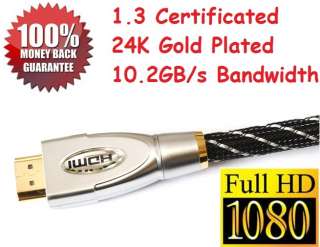 Premium 15ft 1080p 1.3b Certificated HDMI Cable 23 AWG  