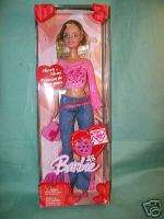 Hearts & Kisses Barbie NRFB #C4479 2004  