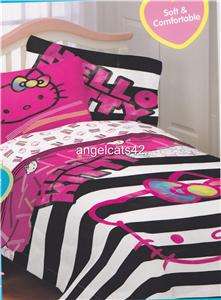 Hello Kitty Full Size Comforter and Sheet Set  