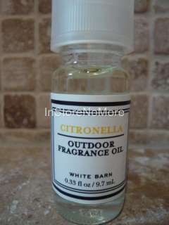Bath Body Works White Barn Slatkin Home Fragrance Oil  