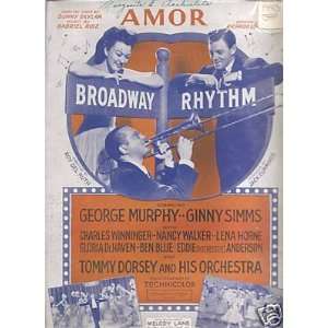  Sheet Music Tommy Dorsey and His Orchestra Amor 111 