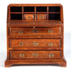 Dollhouse Furniture  Chippendale Slant Front Desk/ Circa 1750 #40042 
