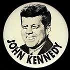 CLASSIC 1960 JFK KENNEDY PICTURE 3 LITHO CAMPAIGN BUTT