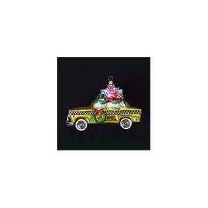  New York City Taxi Cab Topped with Presents Polonaise 