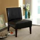 Furniture of america Springerville Black Leatherette Contemporary 