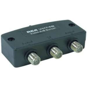  New Deluxe 2 Way A/B Coaxial cable Switch Case Pack 3 