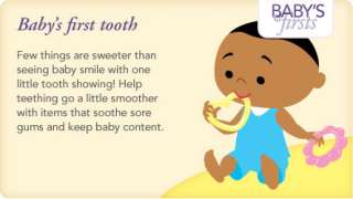 Babys first tooth. Few things are sweeter than seeing baby smile with 