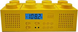 LEGO Brick Stereo CD Boombox   Yellow   Digital Blue   
