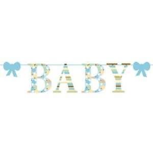  Tiny Toes Blue Letter Garland Toys & Games