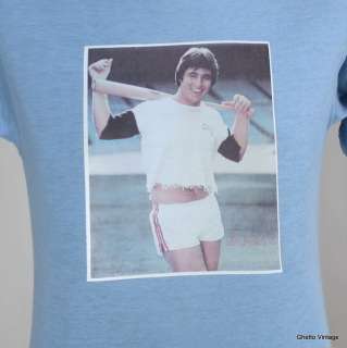   70s BUCKY DENT In Short Shorts NEW YORK YANKEES t shirt SMALL  
