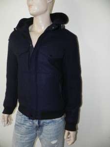 New Armani Exchange AX Mens Slim/Muscle Fit Faux Fur Jacket  