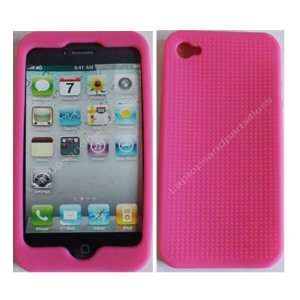  New Premium Quality (Hot Pink) Apple Iphone 4 4g Silicone 