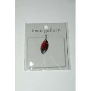  Bead Gallery Ruby Cubic Zirconia Marquise 28mm x 14mm 