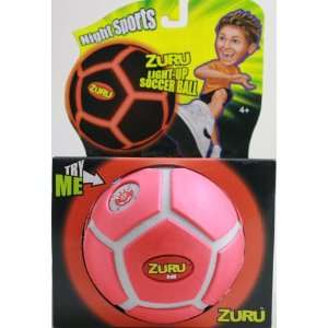   Light Up Soccer Ball/ Flashing Red Glow By: Hedstrom Toys: Everything