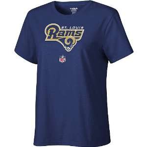Reebok St. Louis Rams Womens Plus Size Lockup T Shirt  