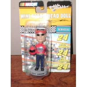  NASCAR Mini Bobblehead Doll Jeff Gordon #24 Series 6 Toys 