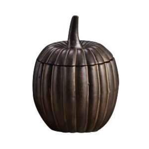  Zodax Tuscan Kitchen Ceramic Pumpkin Jar, Large